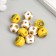 Busina tree for creativity "Round. Flowers" d = 1.6 cm set 10 pcs