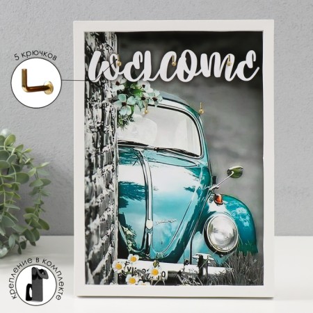 Open "car" 5 hooks, 23x32 cm