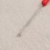 Needle for raising loops, 15 cm, red color