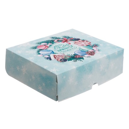 Packaging for confectionery “Let winter bring happiness”, 20 x 17 x 6 cm, New Year