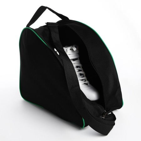 Bag for roller skates, 40x32x20 cm, black with green-6