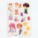 Grivistan Notepad Children's “Puppet”, 10 sheets, sheet of stickers, Stikhel, A6