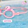 Glasses for swimming children's “Wave” “Swan”, Berushi