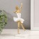 Polystone souvenir "Ballerina in a white pack" 9x7.5x22 cm