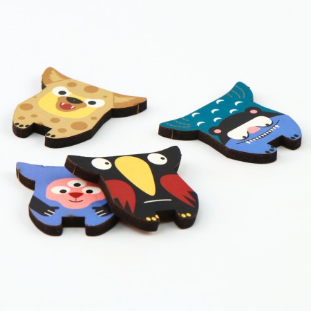 Game Table Memo Monster Far Far Land Wood (24 chips in a box)-1