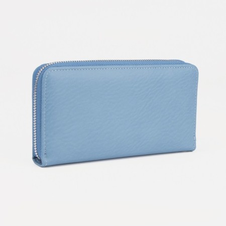 Women's wallet with lightning, blue color-1