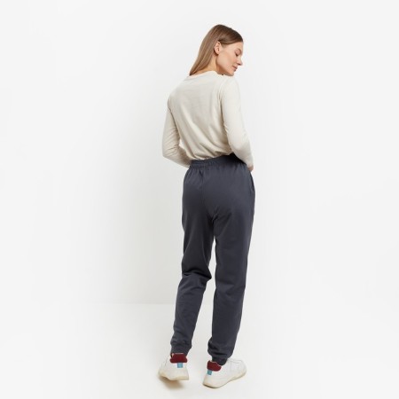 Women's trousers, dark gray color, size 46-2