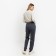 Women's trousers, dark gray color, size 46