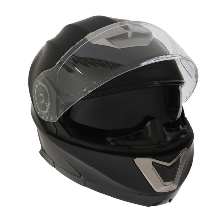 Modular helmet with two visors, size XXL (61), model - BLD -160E, black matte-6