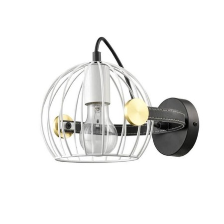 Bra Pasquale, 1x60W E27, black color, gold