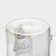 Glass mug with a ceramic lid and a spoon "Hipster", 450 ml, Mix drawing