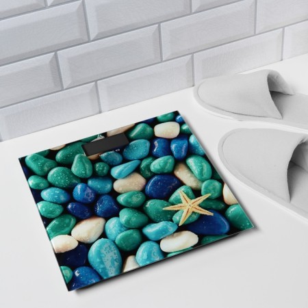 Floor Libra Luazon LVE-005 "Stones", electronic, up to 180 kg, 2xaa (not in the kit)