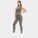 Female leggings, smoky-gray color, size 44 (s)