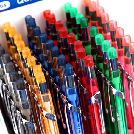Automatic pencil 0.5 mm, triangular, tinted, mix-1
