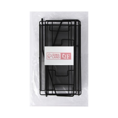 Organizer for storing cosmetics/accessories, two -level, 35 × 17 × 8 cm, black color-9