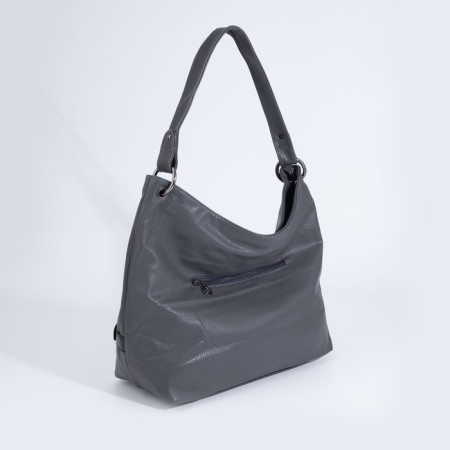 Load bag with lightning, external pocket, gray color-1