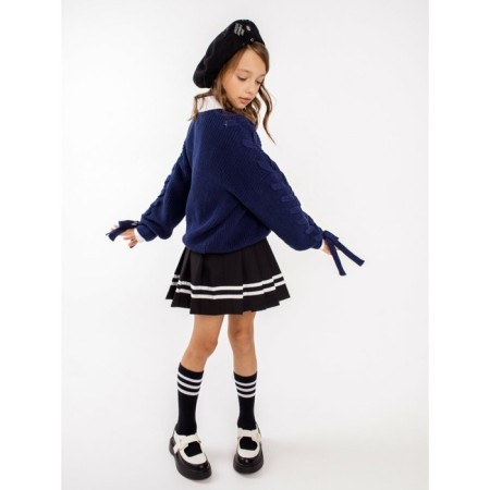 Свитер для девочки Amarobaby Knit Wear, рост 152 см, цвет синий-7