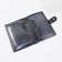 Cover for auto documents and button, department for passport, bills, cards, black color