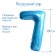 Foil ball 40 "Figure 7", pale blue