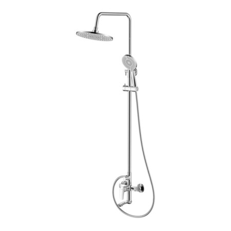 Showing system Milardo Rora Rorsb4FM06, tropical shower, shower, brass, chrome