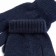 Children's gloves, dark blue color, size 17 (11-12 years)