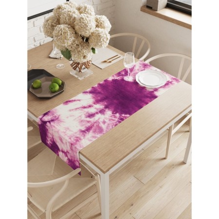 The path on the table "Optical stains", oxford, size 40x145 cm