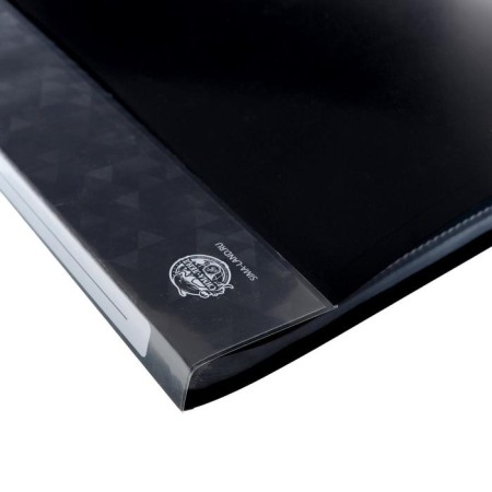 Folder with 40 A4 inserts, 500 μm, calligrata, pocket on the spine, black-3