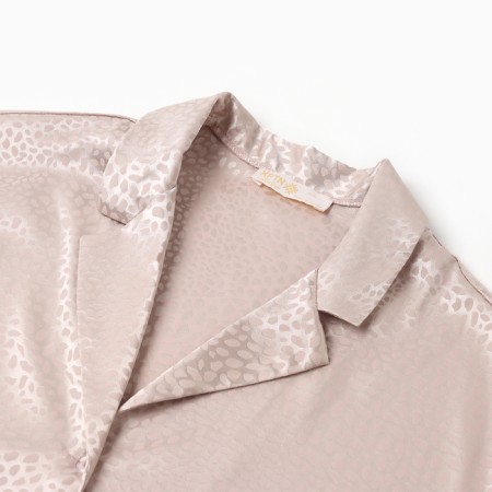 Female pajamas (shirt, trousers) KAFTAN "Leopard", coffee, size 44-46-6
