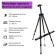 The telescopic easel, tripod, metallic