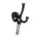 Furniture hook Cappio Value, two -rod, black
