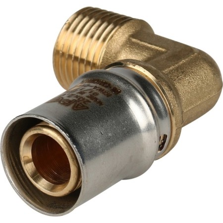 STOUT SFP-0011-001220, 1/2 "x 20 mm, external thread, transition, brass