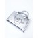 Women's bag, 20*8*14, lightning departure, belt lengths, silver