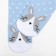 Pantyhose crumb I am "bunny", blue, height 62-68 cm