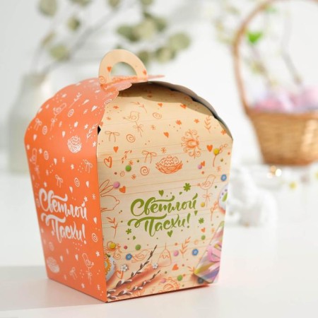 Easter box "Light Easter with Verba!", 17 x 17 x 26 cm