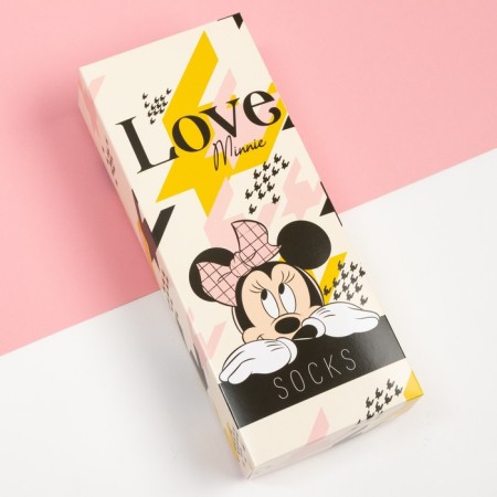 Набор носков "Love Minnie", Минни Маус, 5 пар, 22-24 см-2