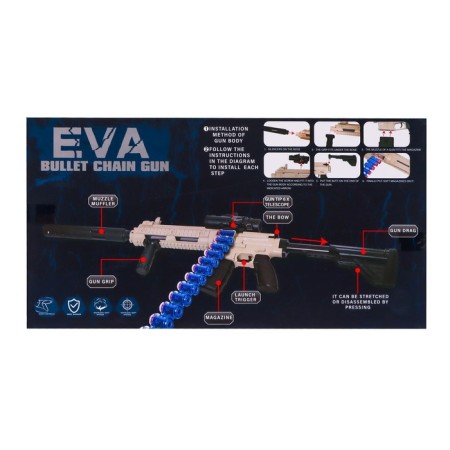 Automatic blaster "Professional", shoots soft bullets-7