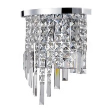 Wall lamp STILFORT 2111/09/02W DINARA, 2x40W, E14, 155x155x230 mm, chromium color