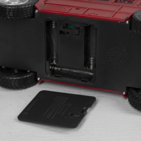 LED figure "Bus" 30 × 19 × 11 cm, plastic, AAX3 batteries (not complete), USB, glow warm white-2
