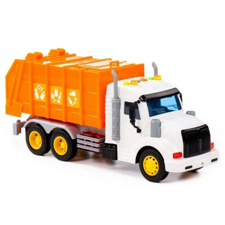 Communal car "Profi" orange, inertial, with light and sound-3