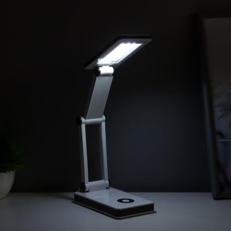 Folding table "Modern" 30XLED from bat./USB white-black. 24x7x12.5 cm Risalux-1