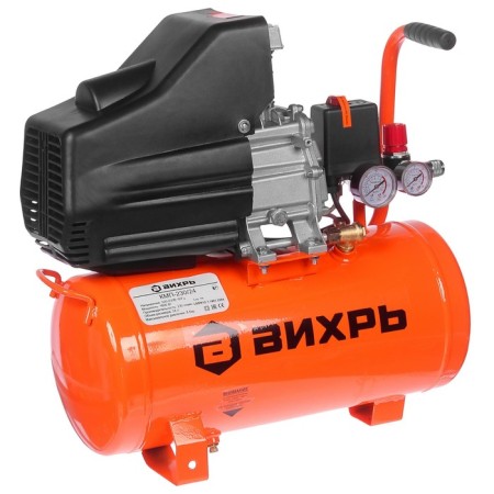 Compressor "Vortic" KMP-230/24, coaxial, 220 V, 1.6 kW, 8 bar, 230 l/min, 24 liters