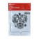 Caps for the head restraint "Coat of arms", white, set 2 pcs