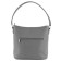 Bag women, genuine leather, gray 27x12x47 cm