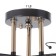 Acapulco chandelier 3x60W E27 brown, gold 52x52x24cm