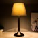 Eleanor desktop lamp 1x15W E27 Black/turquoise 22x22x42cm Risalux