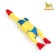 Toy squeak "Beach duck XL" for dogs, 41 cm, yellow