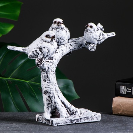 Figure "Three Birds on a branch" 24x8x23cm