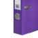 A4, 50 mm registrar, calligrata, PVC, embossing "Len", metal edging, pocket for a spine, assembled, purple, mix