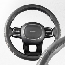 Оплетка SKYWAY, экокожа, Combo-9 M, черно-серая, S01102469