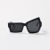 Sunscreen glasses, UV 375, Linza 4.2 x 5.2 cm, width 14.5 cm, pipe 14.6 cm, black